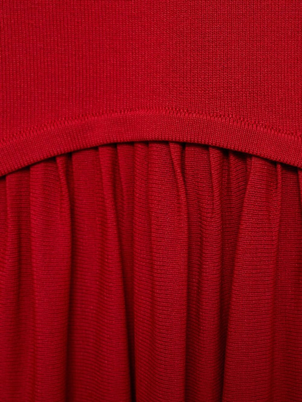 Mango Red Halter Knit Drop Waist Maxi Dress Gown XS - Picture 8 of 13